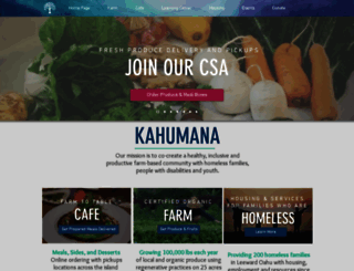 kahumana.org screenshot