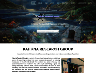 kahunaresearchgroup.org screenshot
