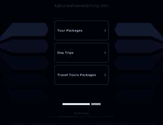 kahunawhalewatching.com screenshot