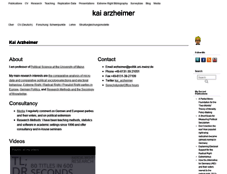 kai-arzheimer.com screenshot