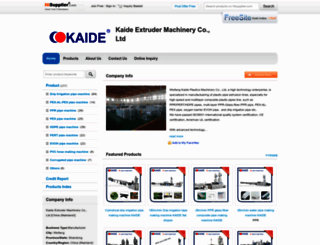 kaideextruder.en.hisupplier.com screenshot