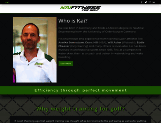 kaifitnessforgolf.com screenshot