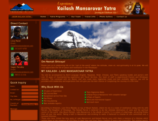 kailash.himalayanglacier.com screenshot
