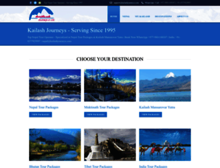 kailashjourneys.com screenshot