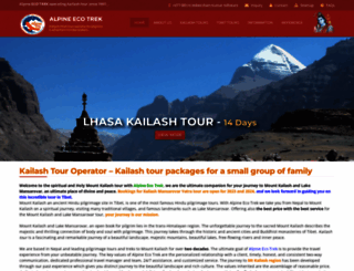 kailashtourtrek.com screenshot