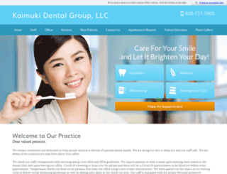 kaimukidentalgroup.com screenshot