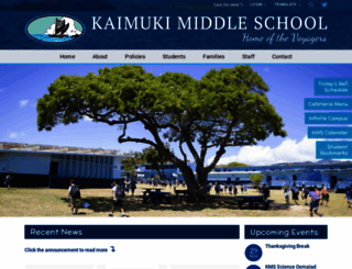 kaimukimiddle.org screenshot