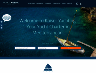 kaiser-yachting.com screenshot