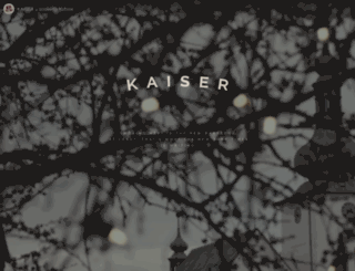 kaiser.com screenshot