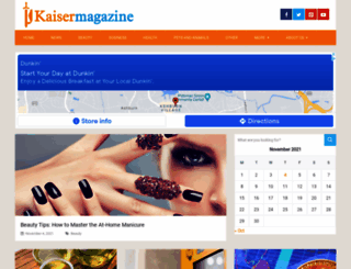 kaisermagazine.com screenshot