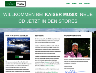 kaisermusik.eu screenshot
