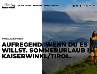 kaiserwinkl.com screenshot