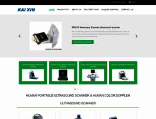 kaixin-ultrasound.com screenshot