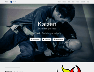 kaizen-bjj.be screenshot