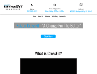 kaizencrossfit.com screenshot