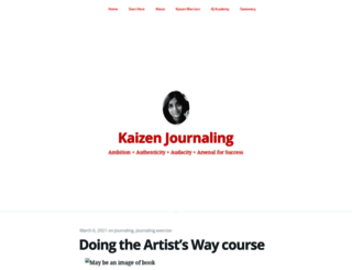 kaizenjournaling.com screenshot