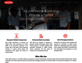 kaizenmetal.com screenshot