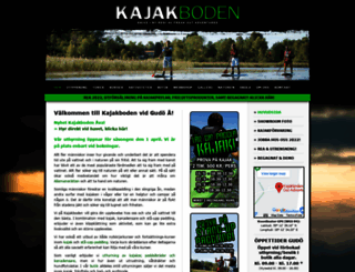 kajakboden.com screenshot