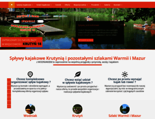 kajaki-mazury.pl screenshot