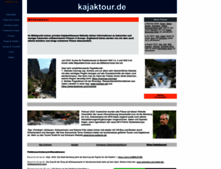 kajaktour.de screenshot