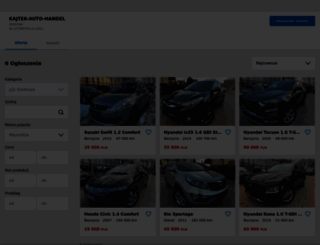 kajtek-auto-handel.otomoto.pl screenshot