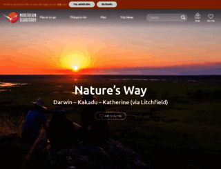 kakadu.travelnt.com screenshot