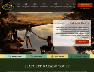 kakadutoursandtravel.com.au screenshot