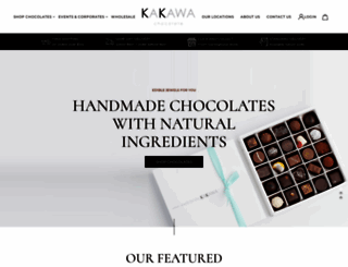kakawachocolates.com.au screenshot
