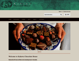 kakawachocolates.com screenshot