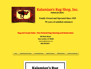 kalamians.com screenshot