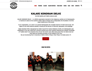 kalarikendramdelhi.com screenshot