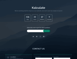 kalculate.com screenshot