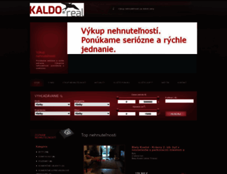 kaldoreal.sk screenshot