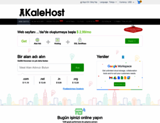 kalehost.net screenshot