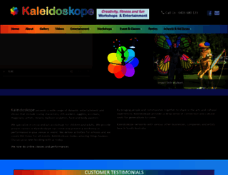 kaleidoskope-arts.com.au screenshot