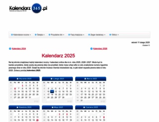 kalendarz-365.pl screenshot