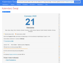 kalendarzswiat.pl screenshot