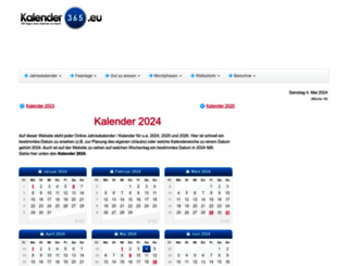 kalender-365.eu screenshot