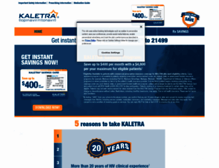 kaletra.com screenshot