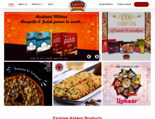kalevasweets.com screenshot