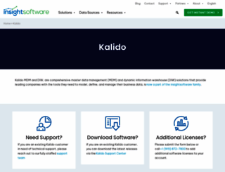 kalido.com screenshot