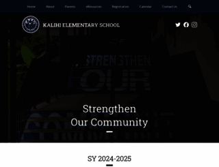 kalihielementary.org screenshot