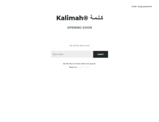 kalimahbrand.com screenshot