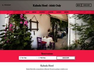 kalindahotel.com screenshot
