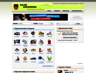 kalisz.oglaszamy24.pl screenshot
