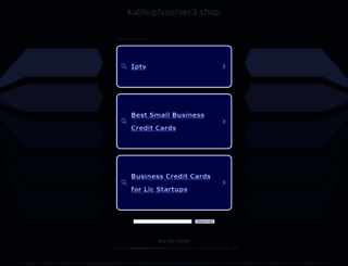 kaliteiptvserver3.shop screenshot
