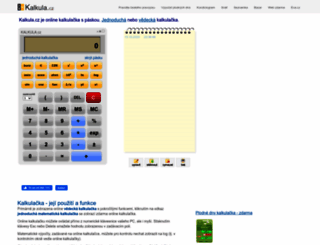 kalkula.cz screenshot