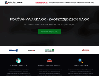 kalkulator-oc-ac.auto.pl screenshot