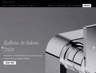 kallista.com screenshot