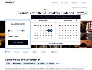 kalmar-pension-and-gellert-spa.go-budapest-hotels.com screenshot
